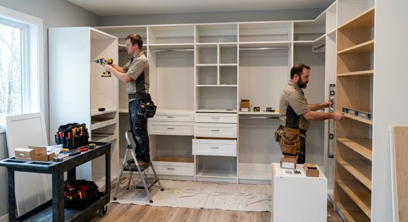 Mudroom Closet Installation in Winston Salem, NC