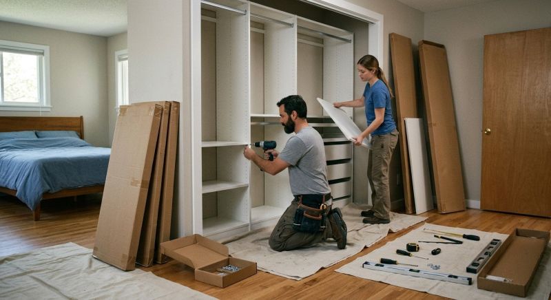 Walk In Closet Remodeling in Winston Salem, NC